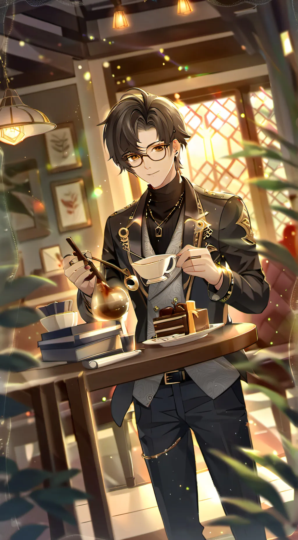 ai character: adrian background