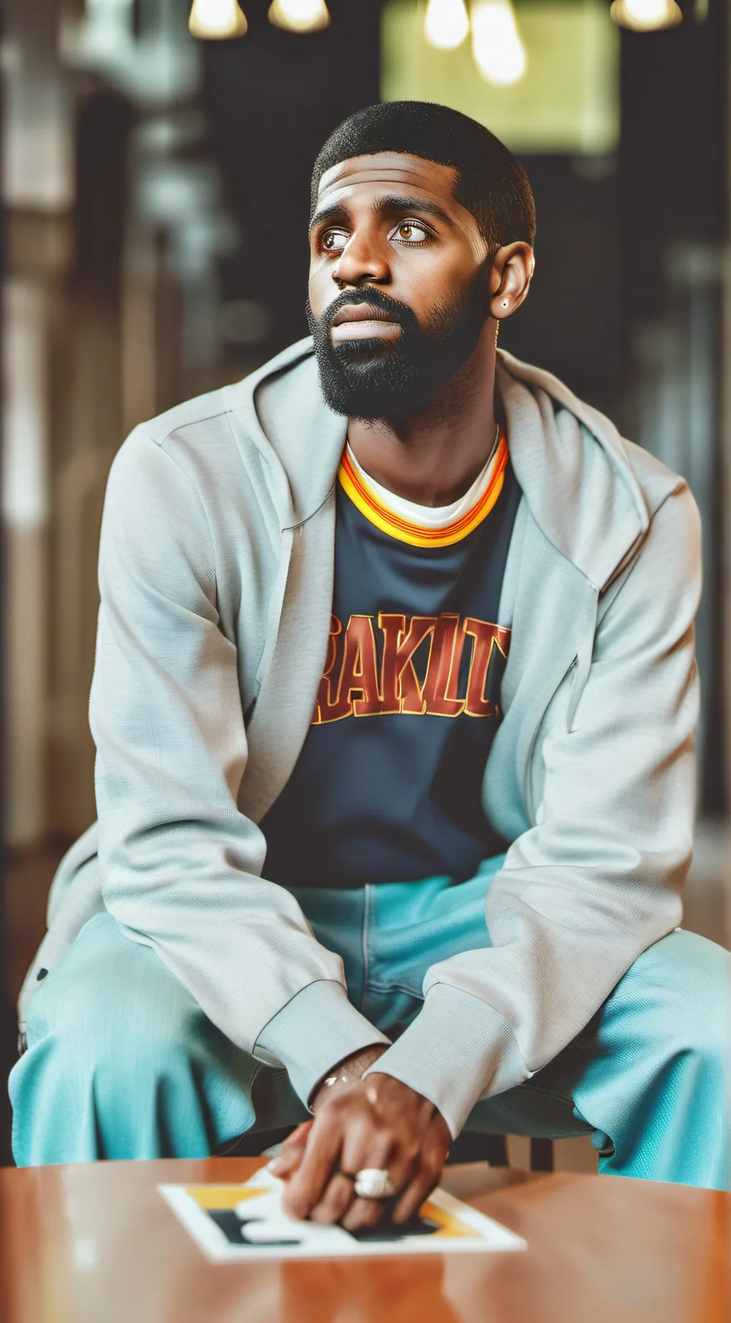 ai character: Kyrie Irving background