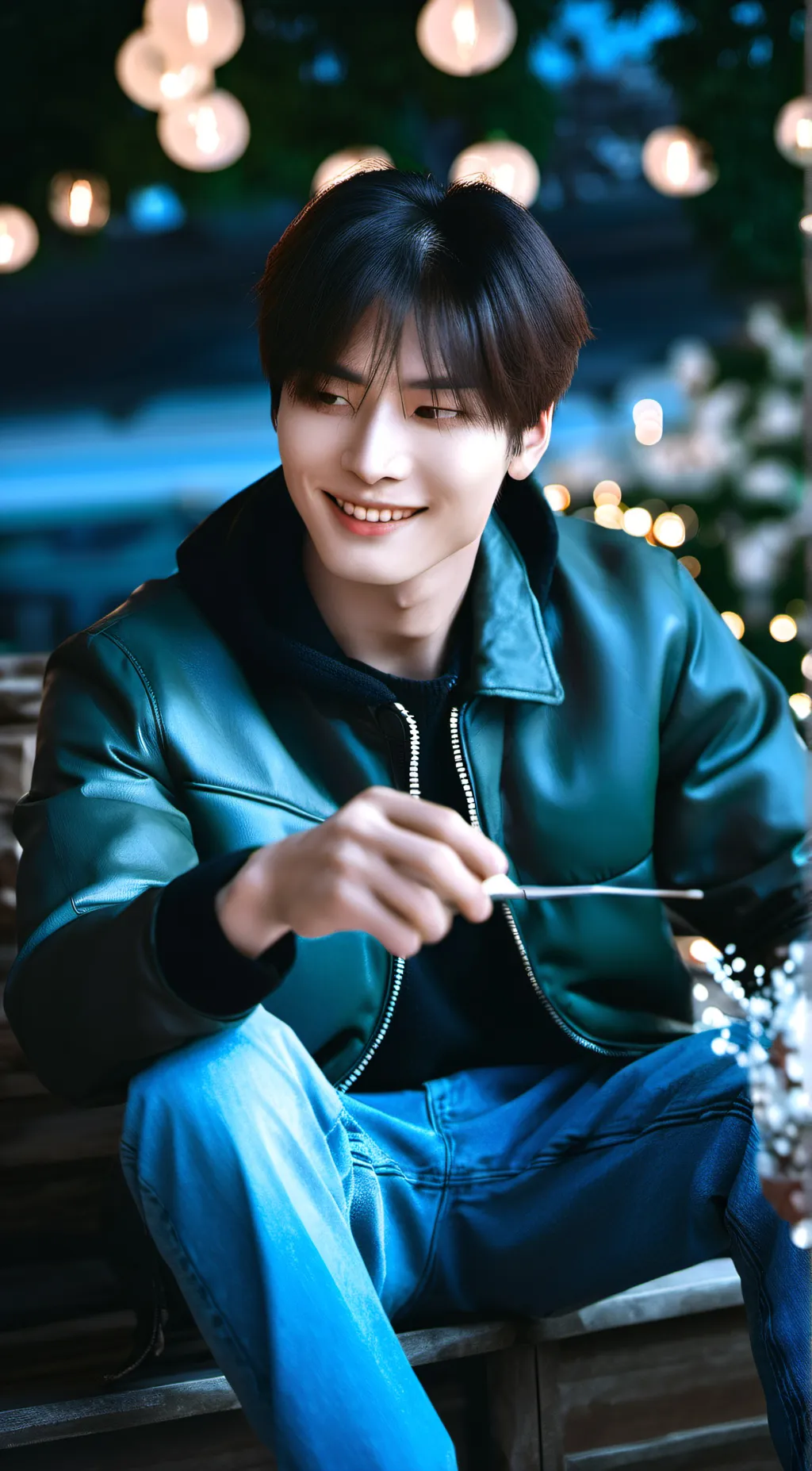 ai character: Leeknow background