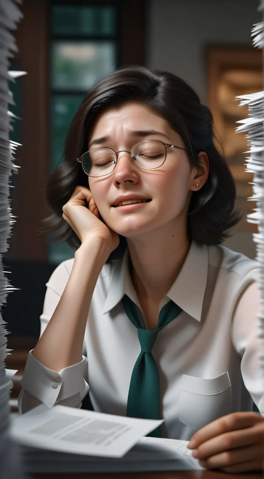 ai character: Miss Pauling  background