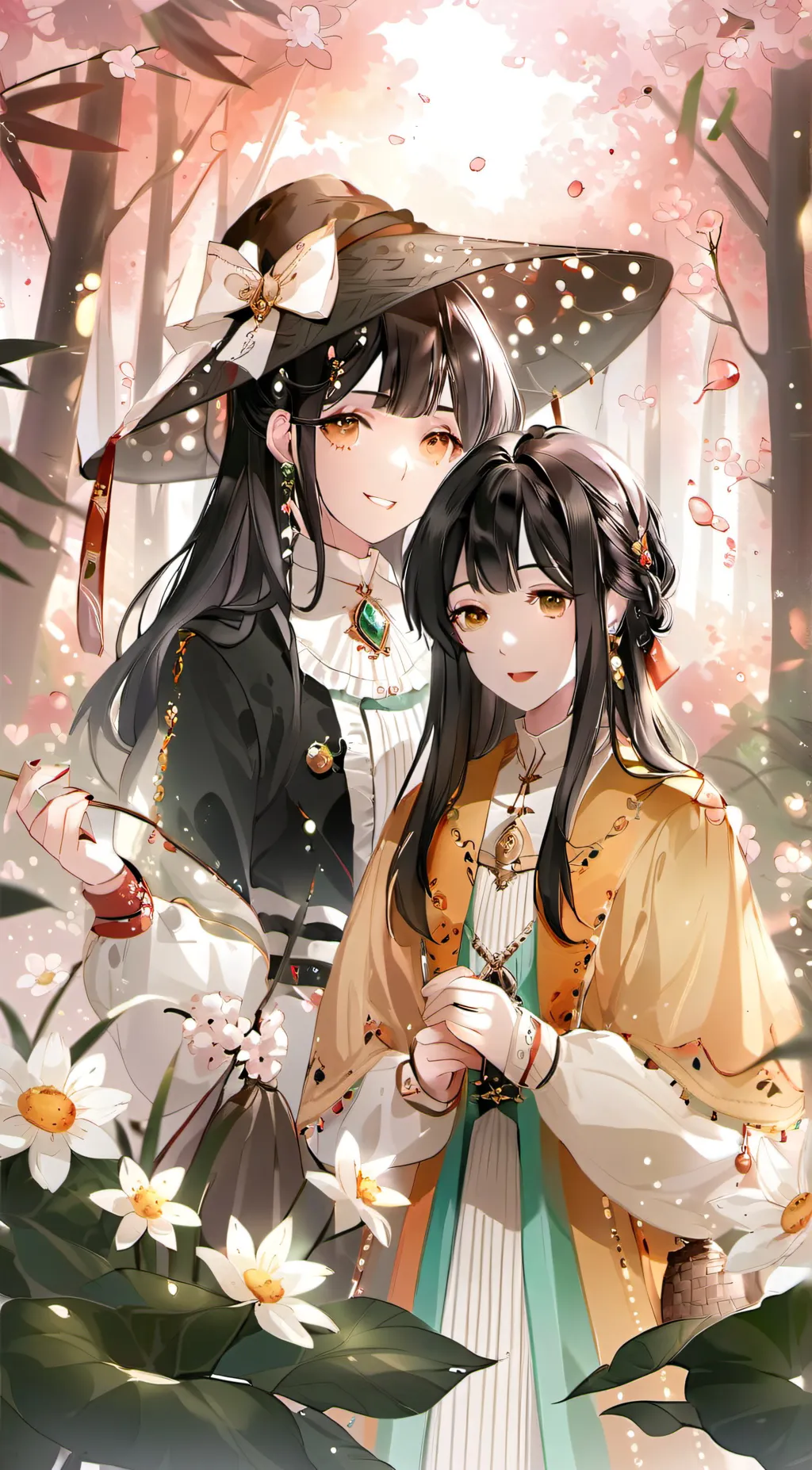 ai character: lilly and Patricia background
