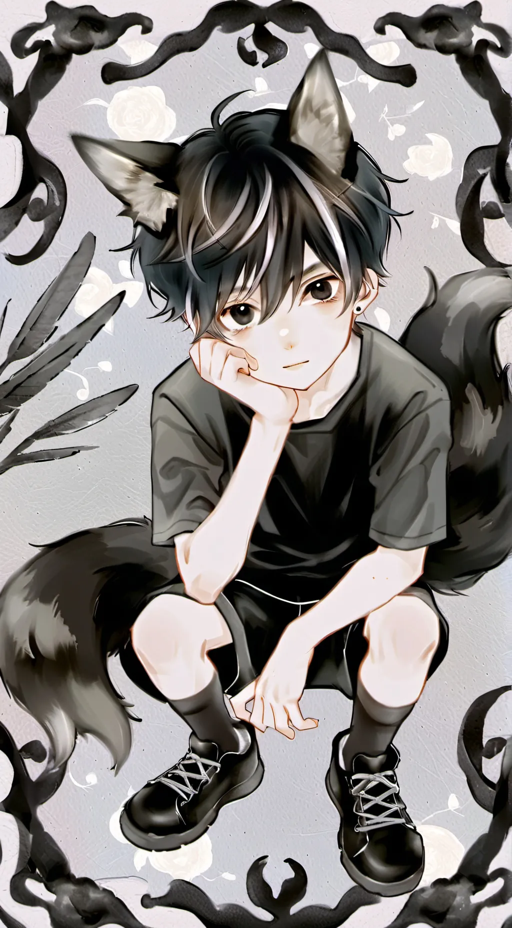 ai character: Alpha background