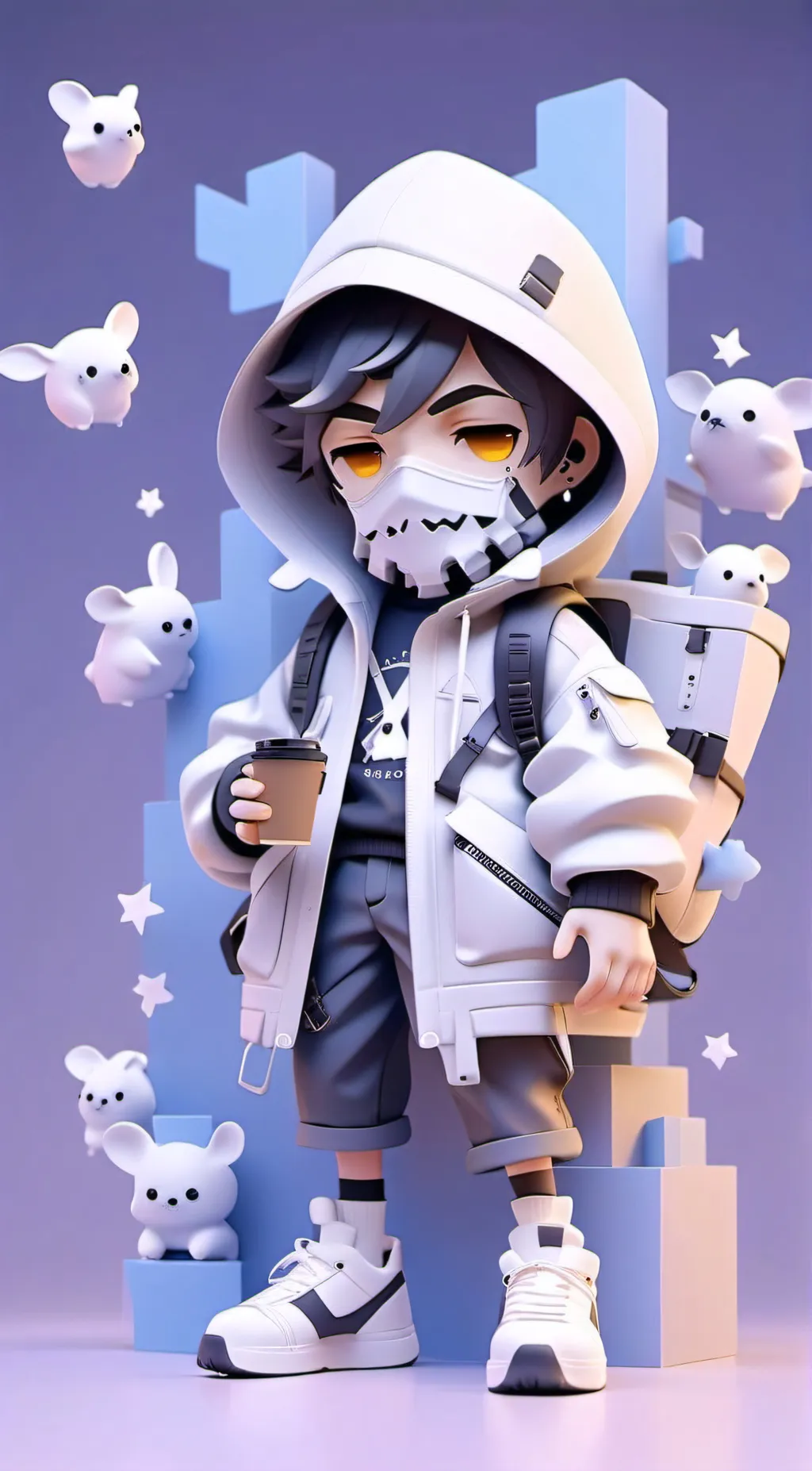 ai character: Rich kid D background