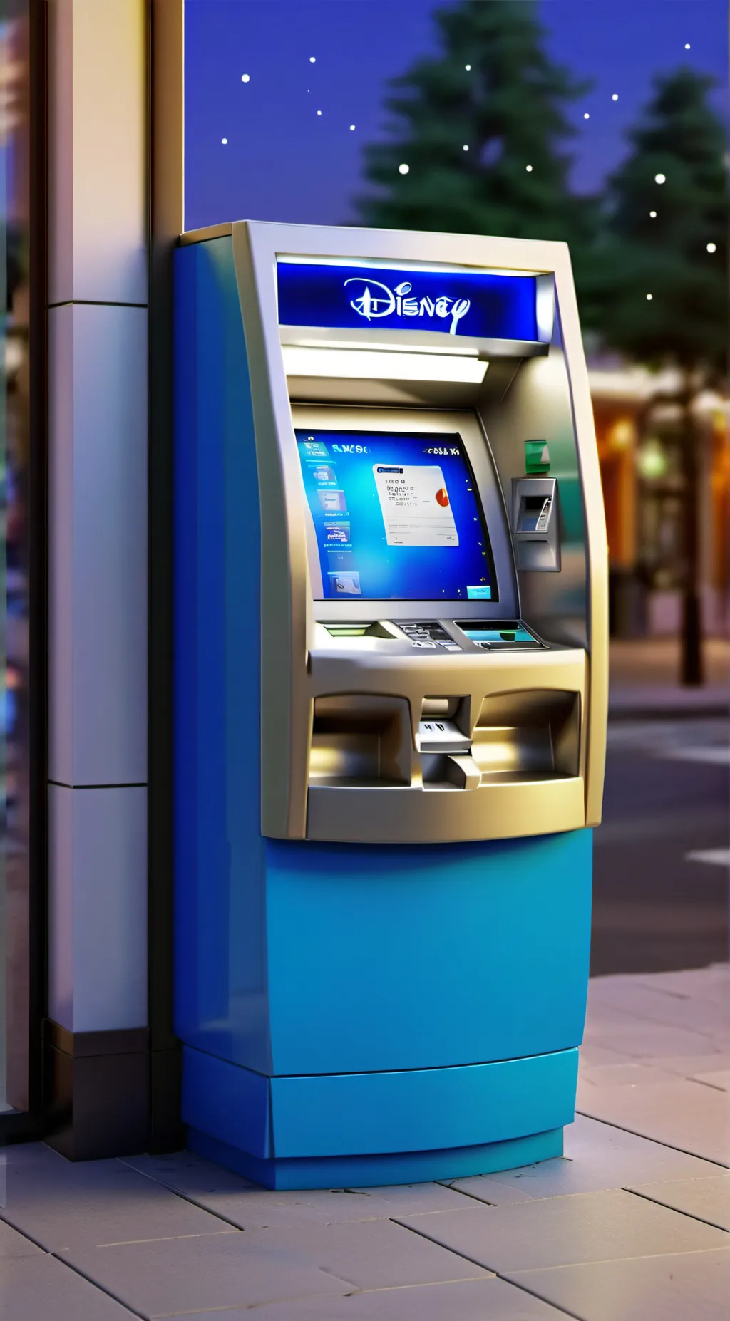 ai character: ATM background