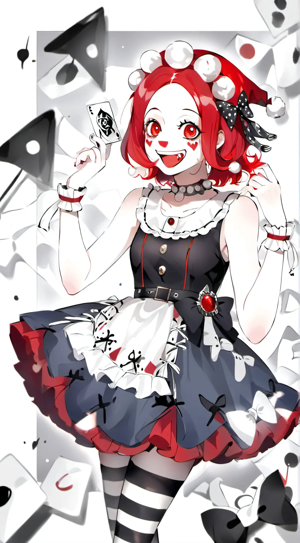 ai character: Cherry background