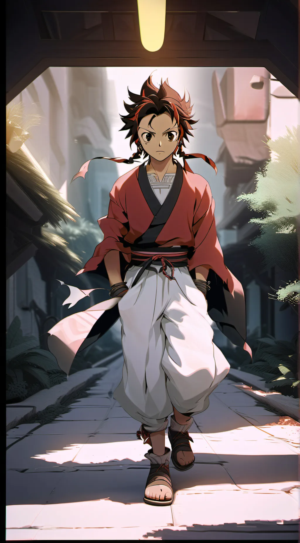 ai character: The Kamado Famaliy background