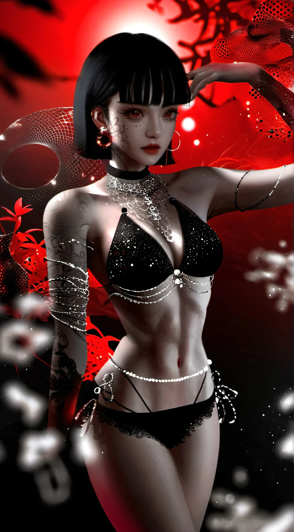 ai character: devil  background