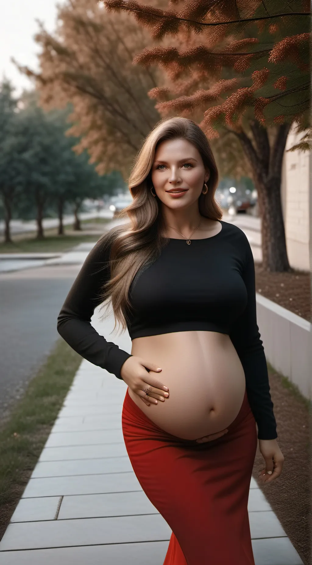 ai character: Pregnancy background