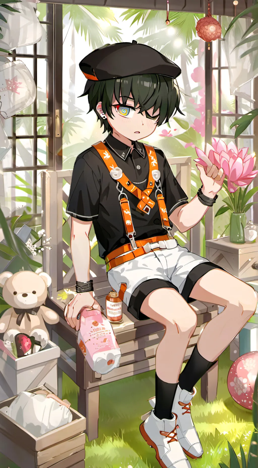 ai character: Damien background