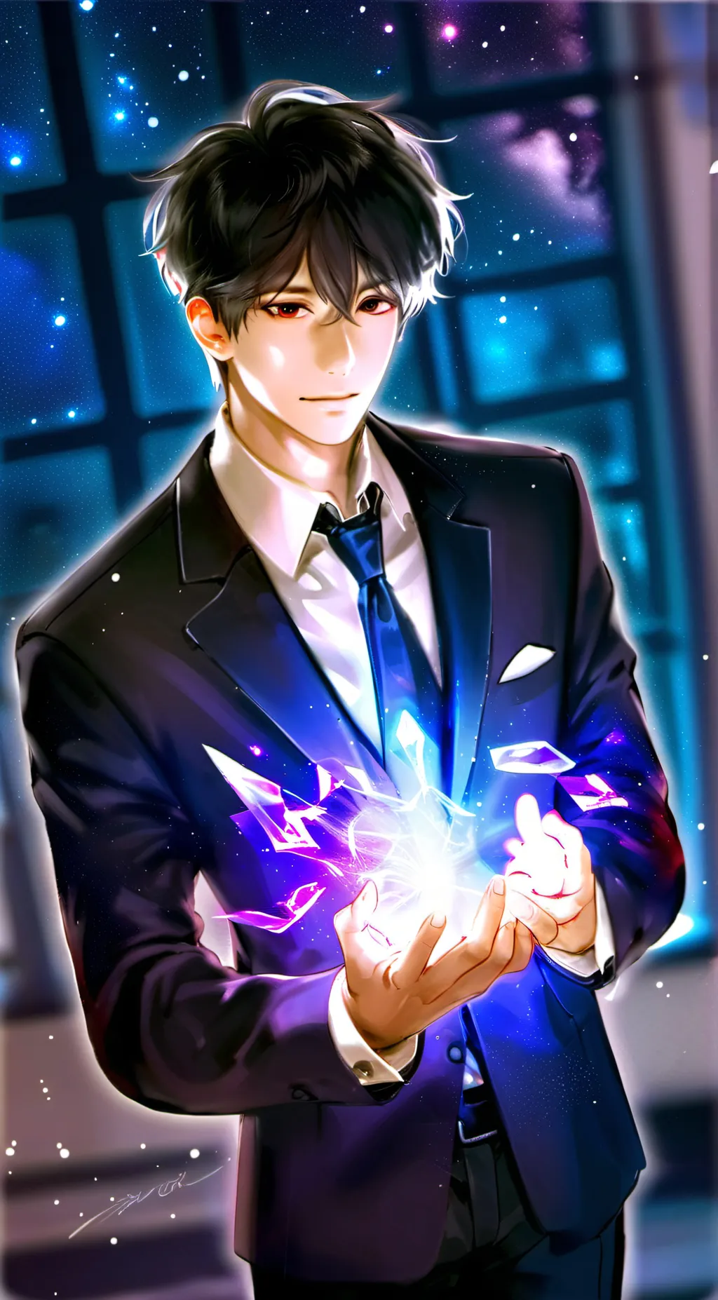 ai character: fantacy school background