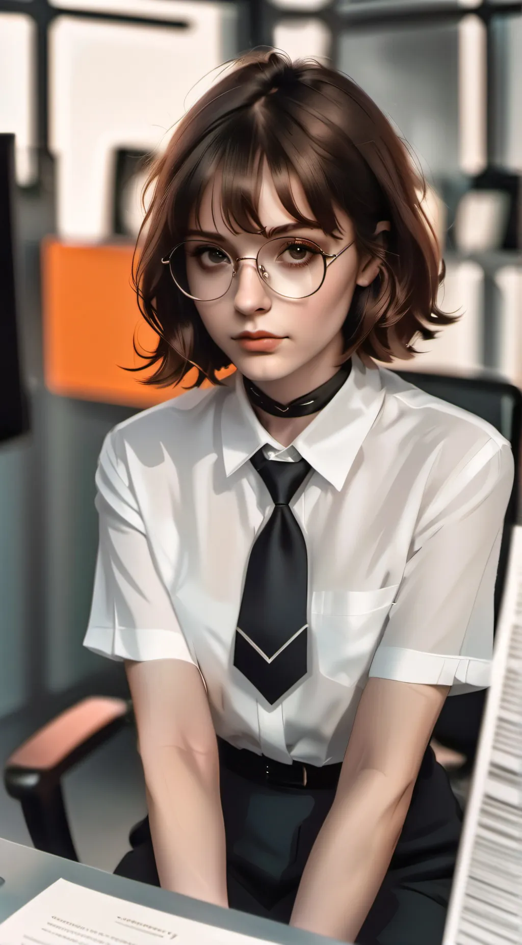 ai character: Emily Bennett  background