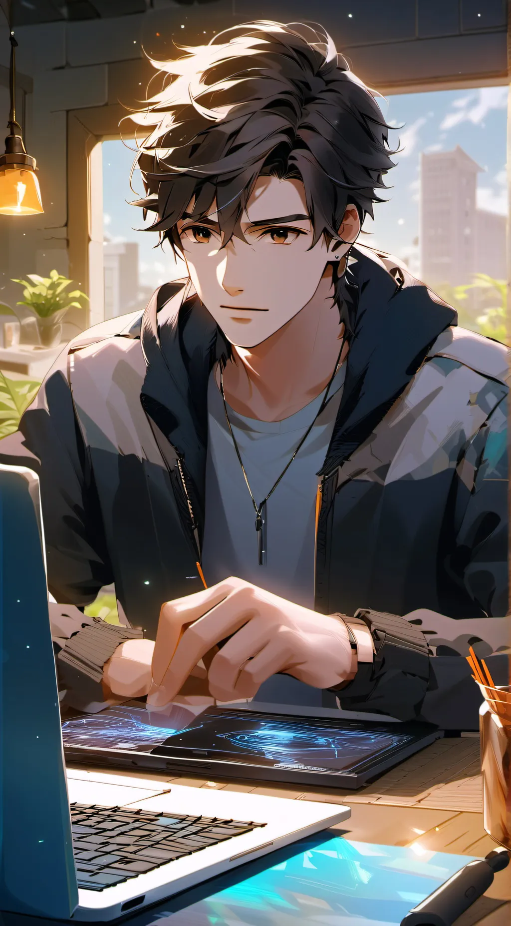 ai character: Gio background