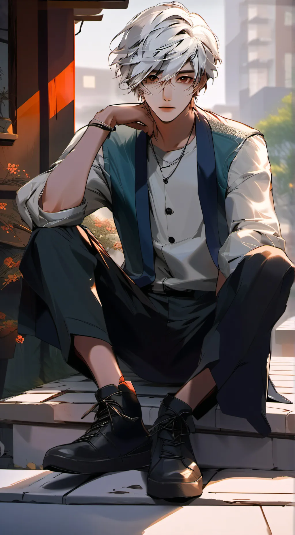 ai character: ✩Niko✩ background