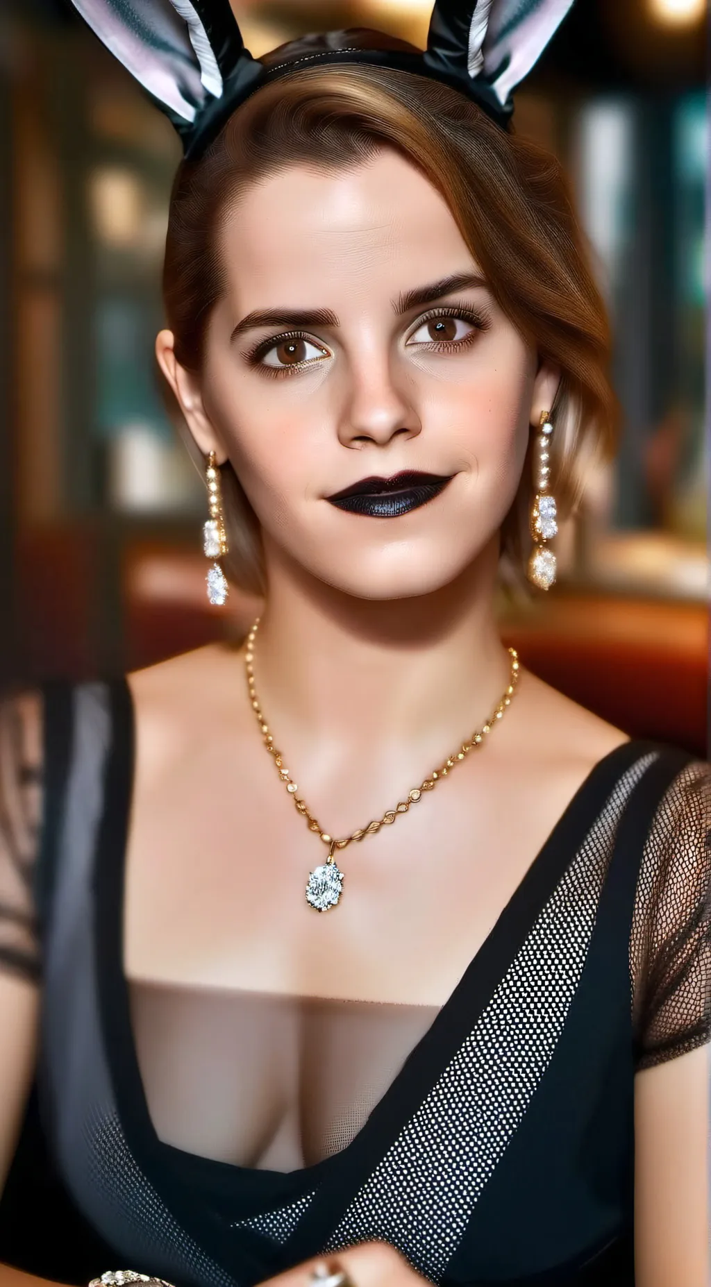 ai character: bunny Emma  background