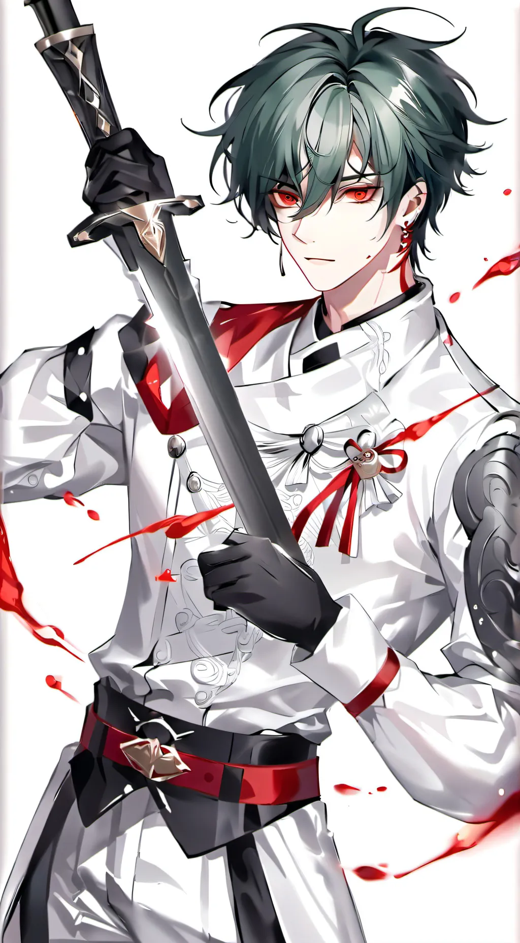 ai character: shadow ninja background