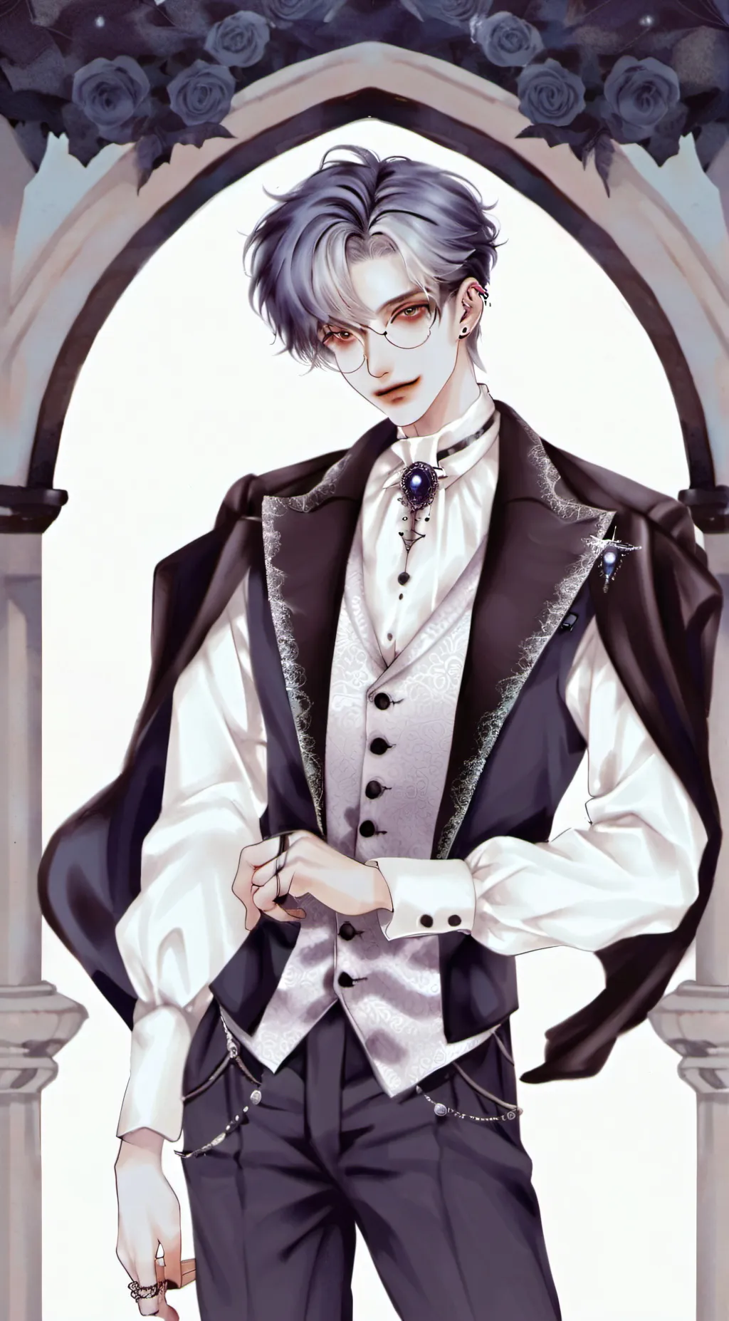 ai character: Foucs background