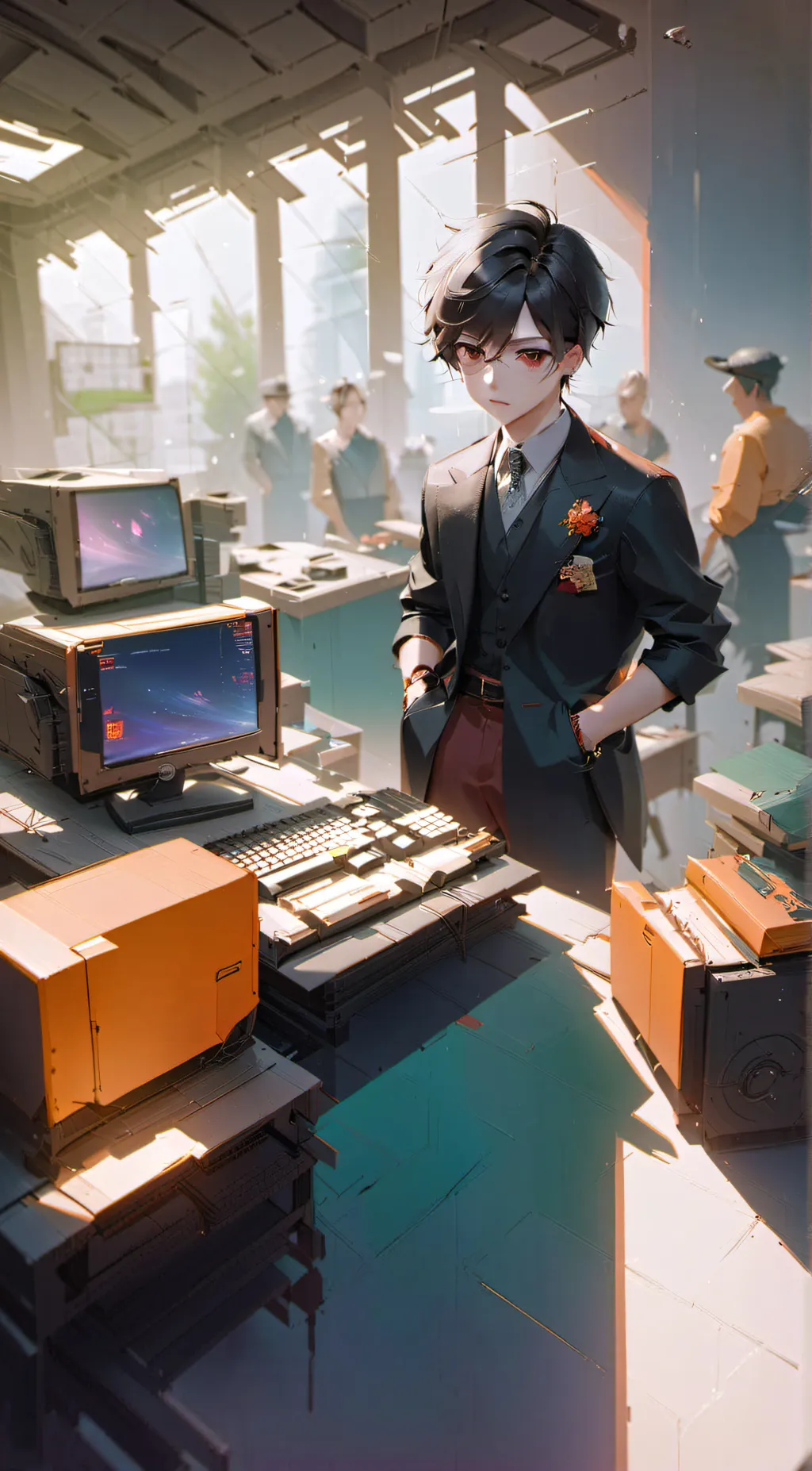 ai character: Type this background