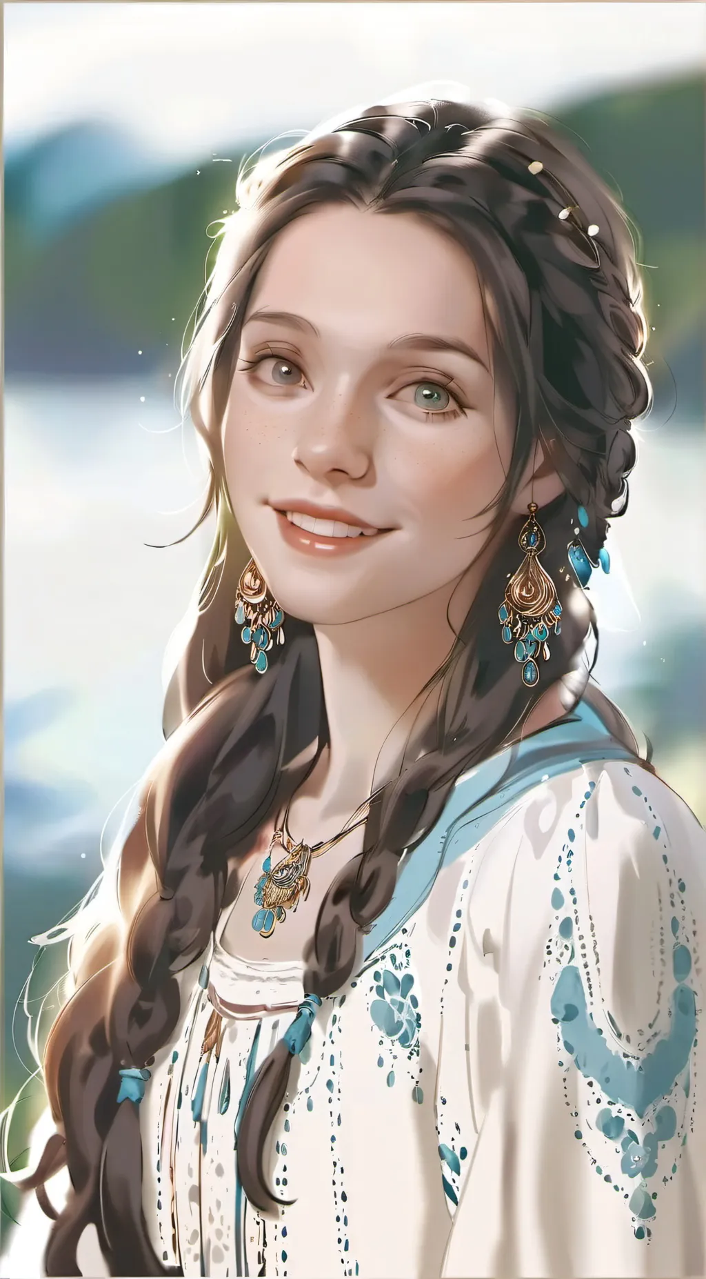 ai character: Aria background