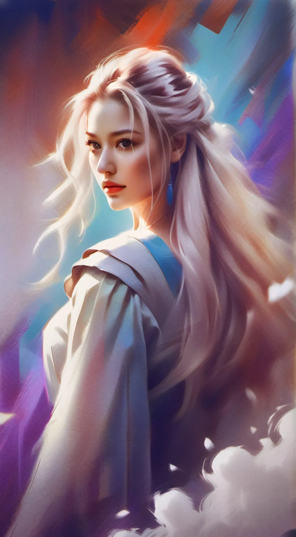 ai character: Pregnant fizz background