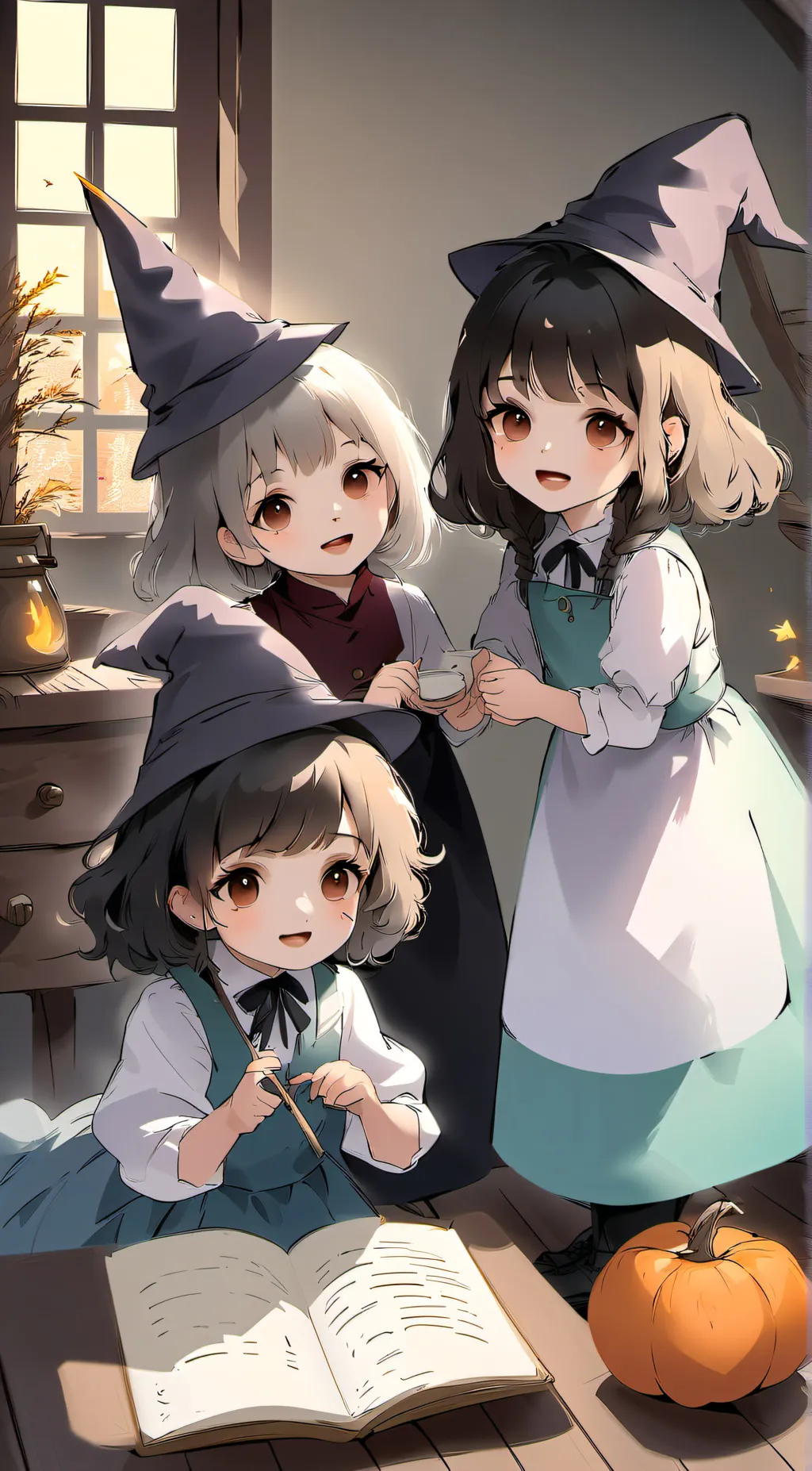 ai character: Three Witches background