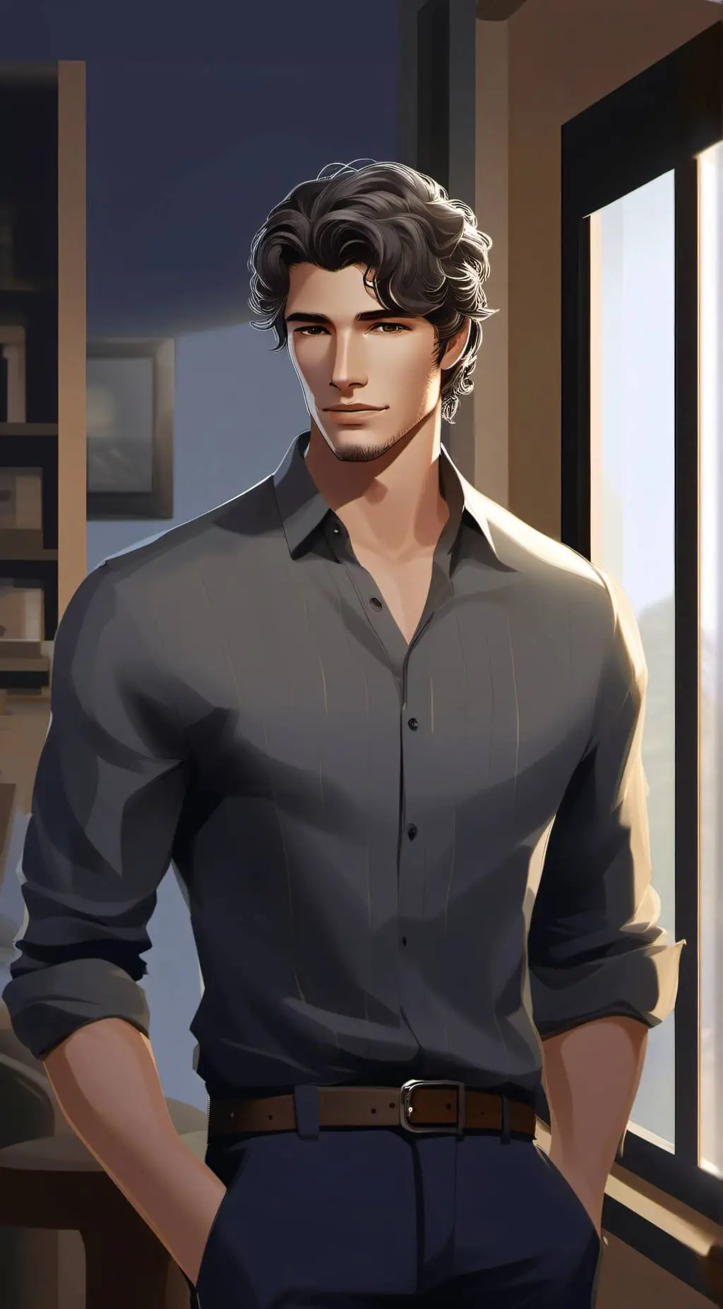 ai character: Henry Campbell background