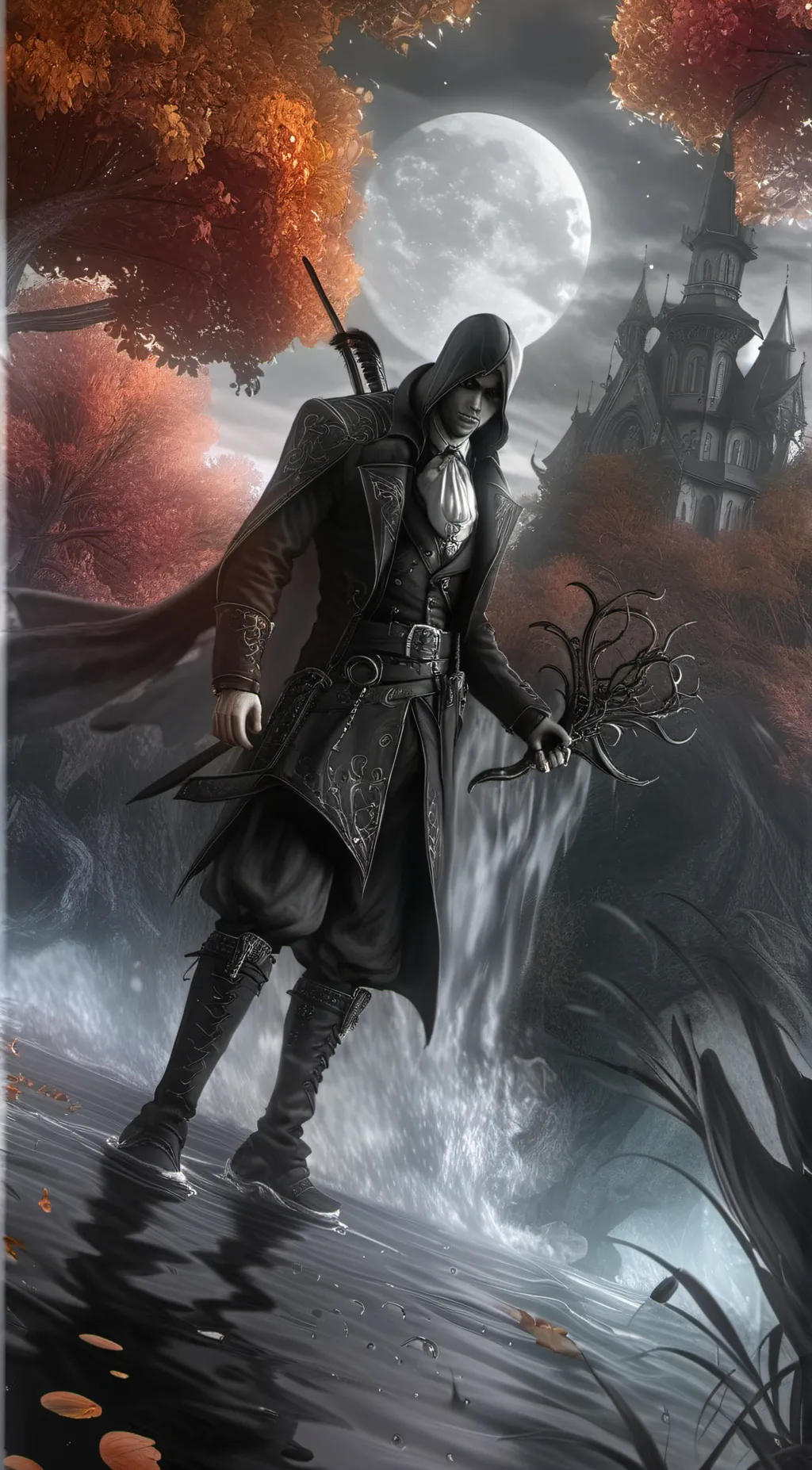 ai character: helluva boss, redo background