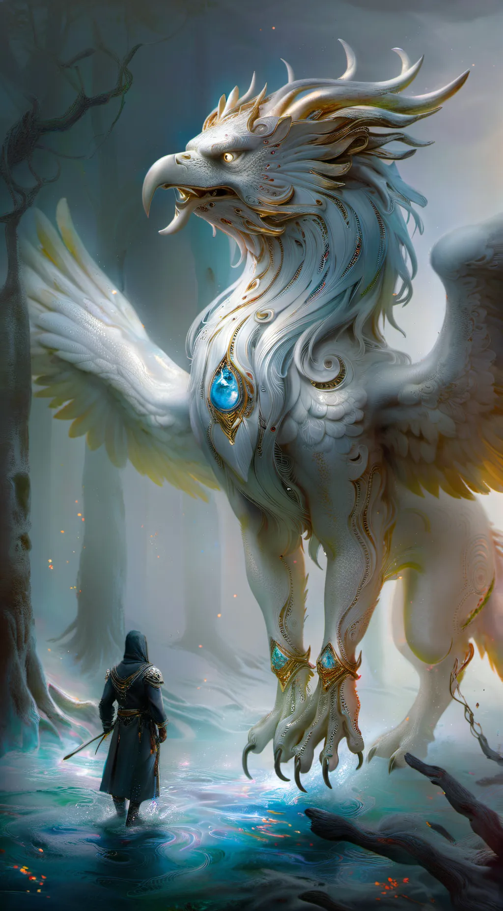 ai character: Griffin Academy  background