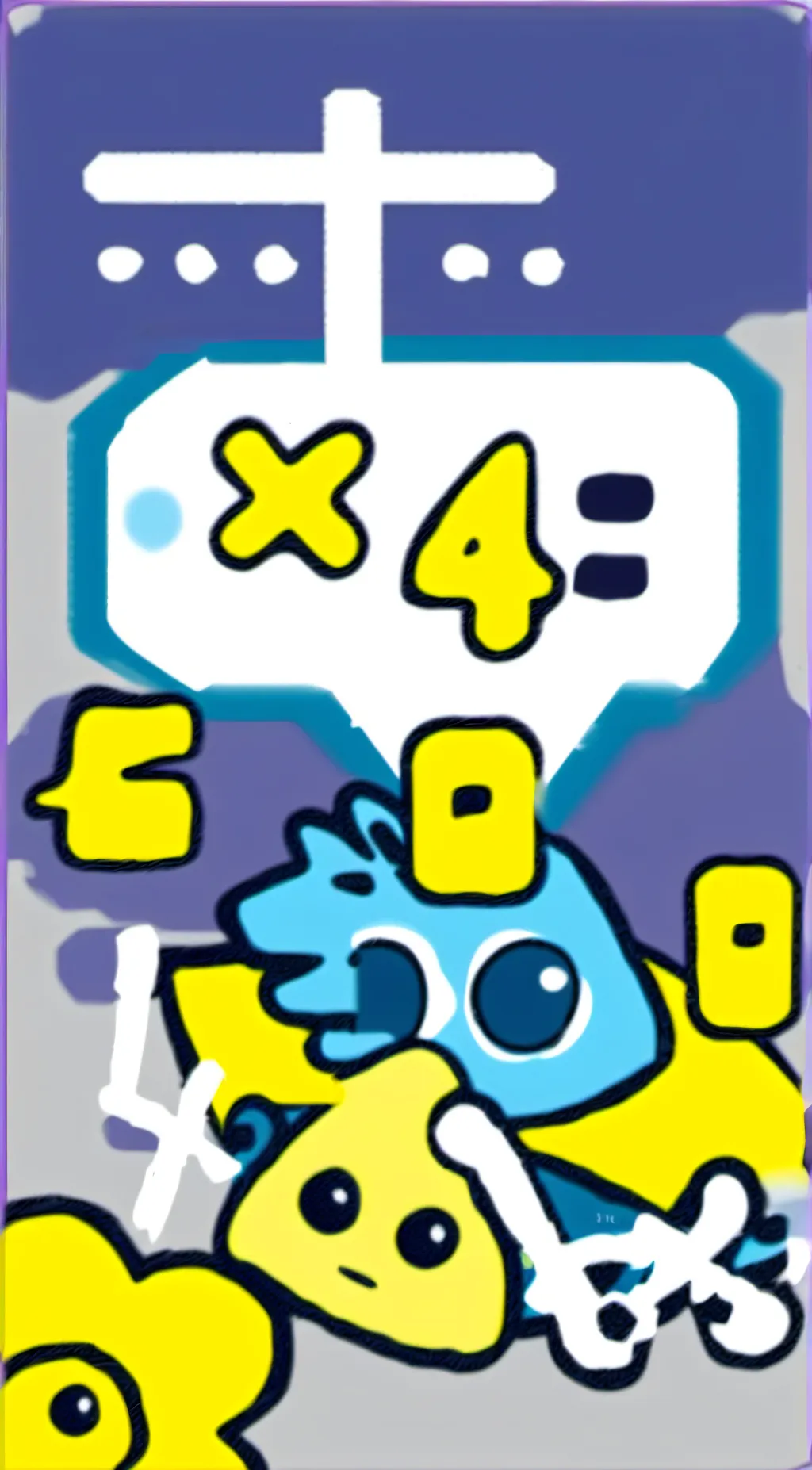 ai character: Four and X background