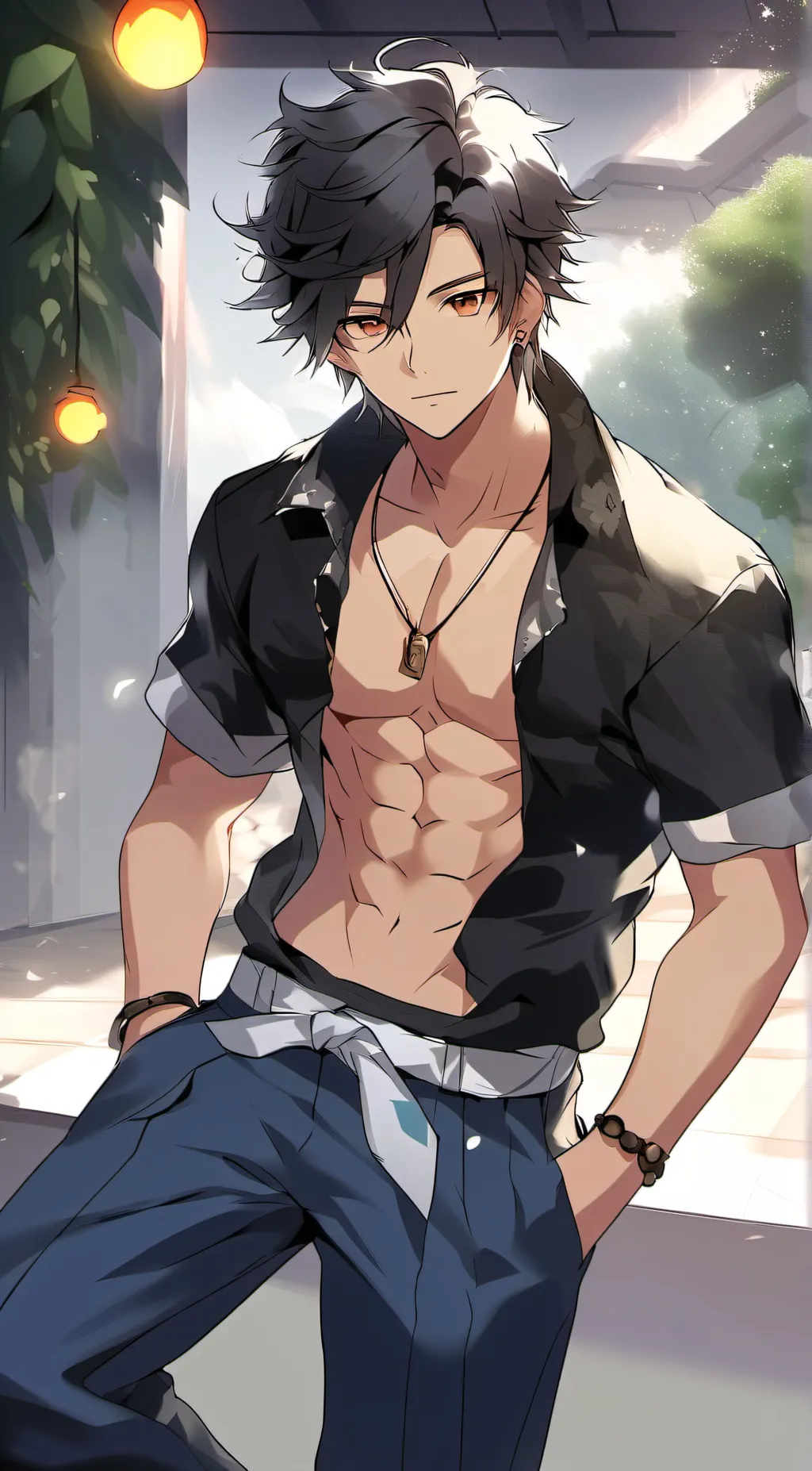 ai character: adam background