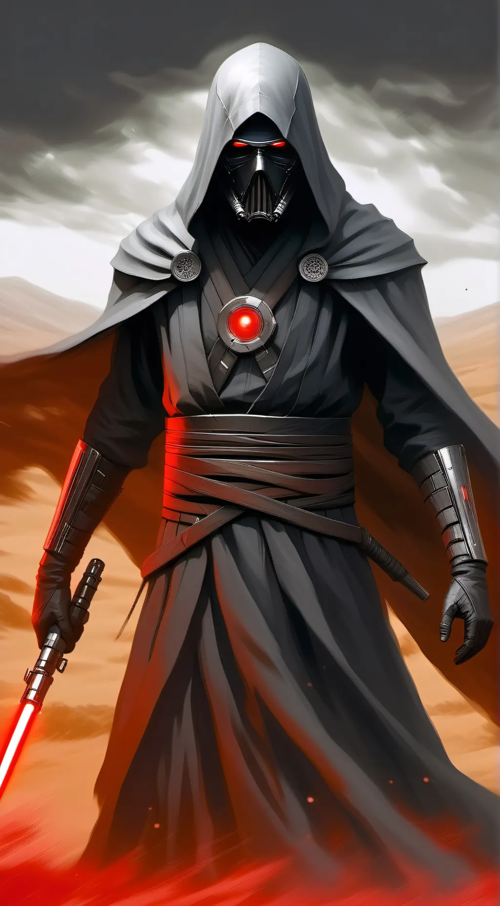 ai character: Darth omene background