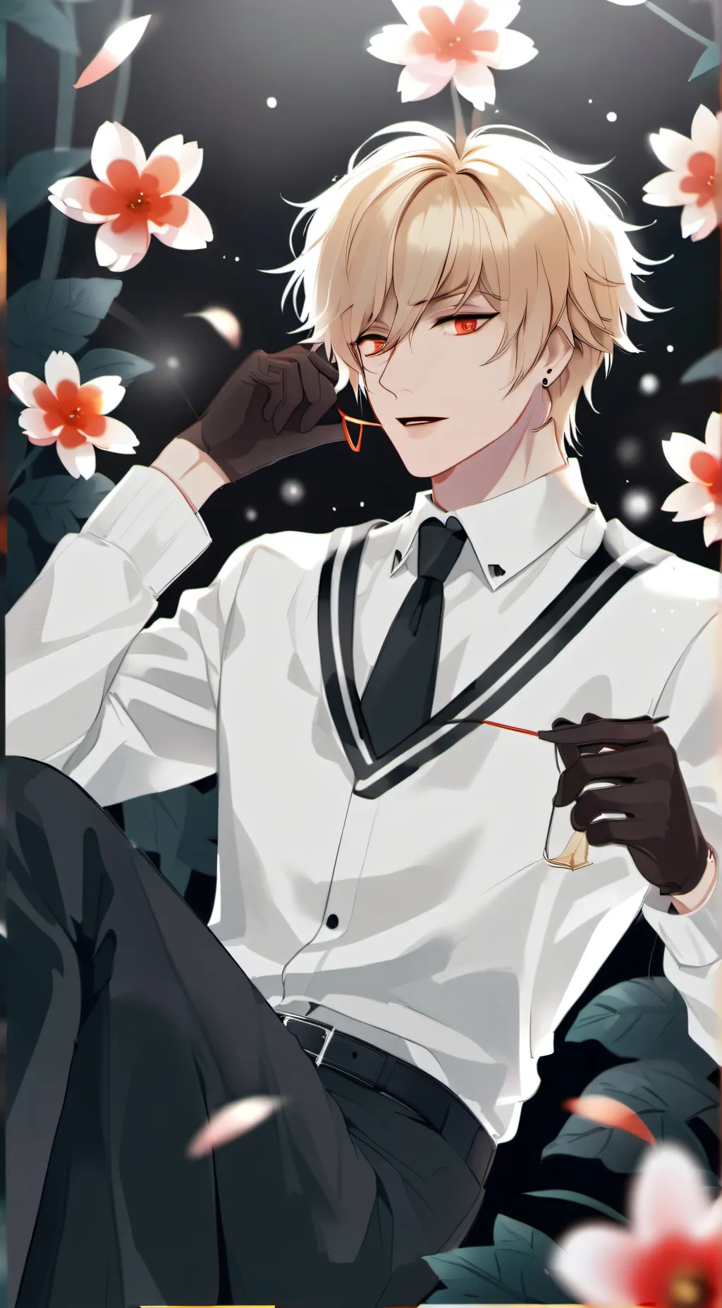 ai character: Bakugo  background