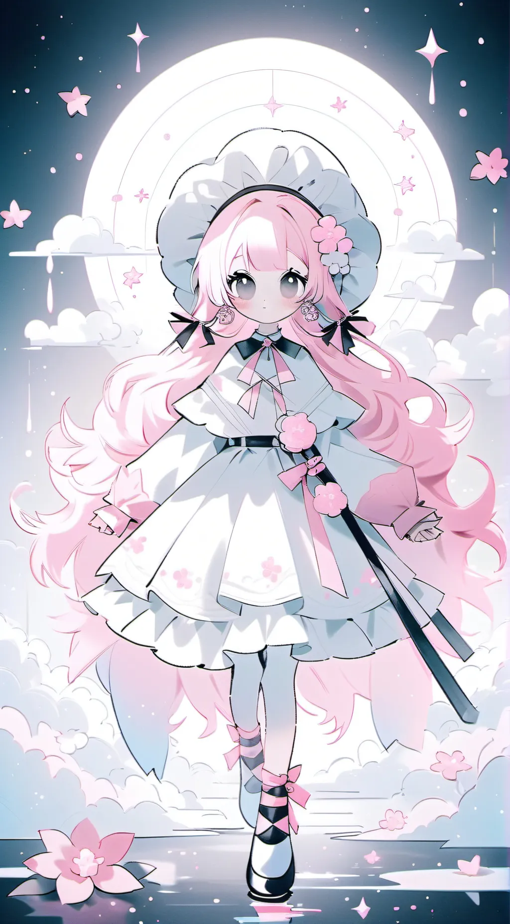 ai character: pink boy2025 background