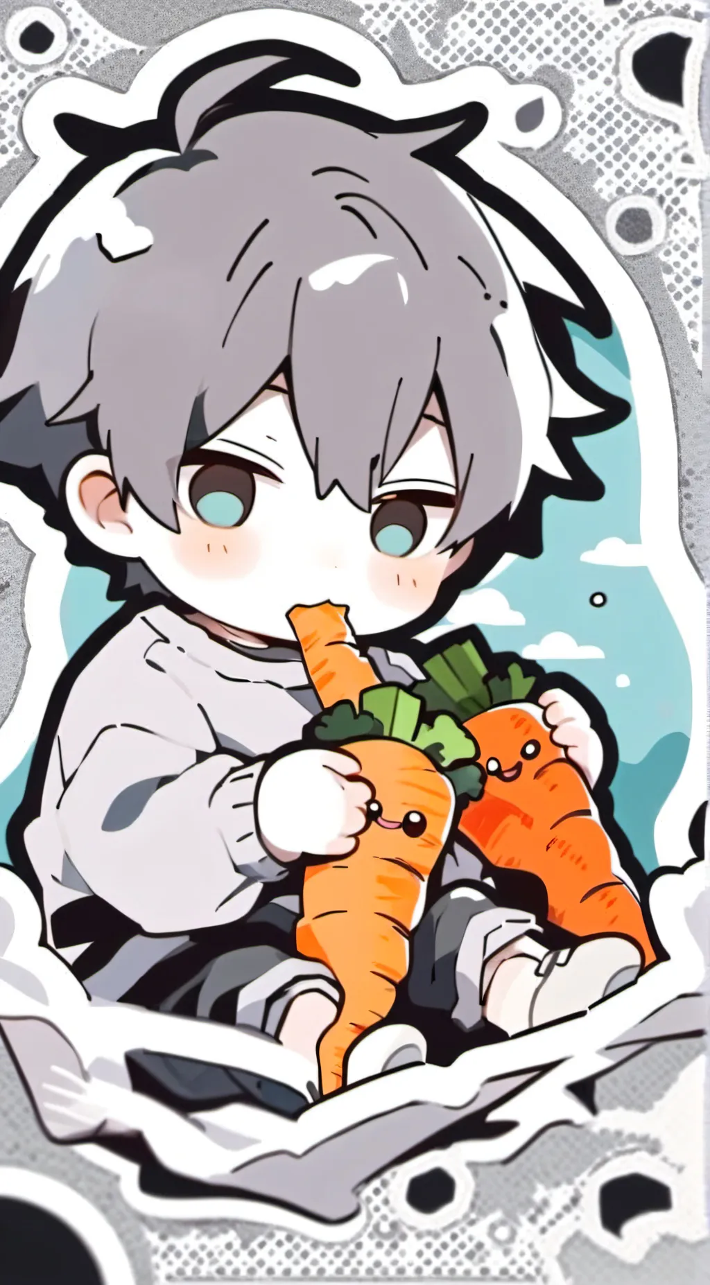 ai character: levi yukisan 🧡🥕 background