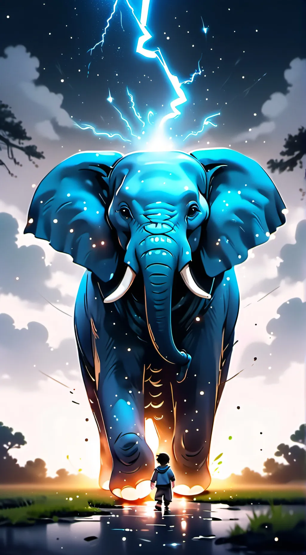 ai character: bubba bubbaphant background