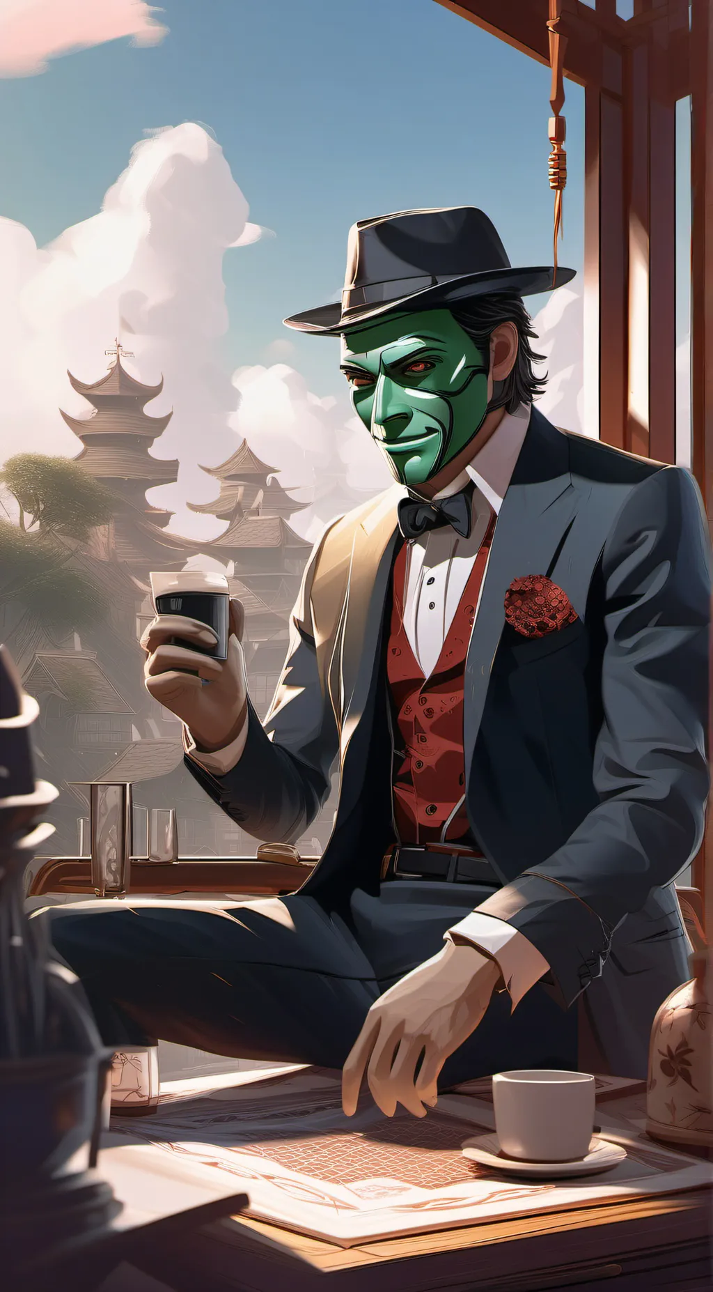 ai character: Stanley Ipkiss background