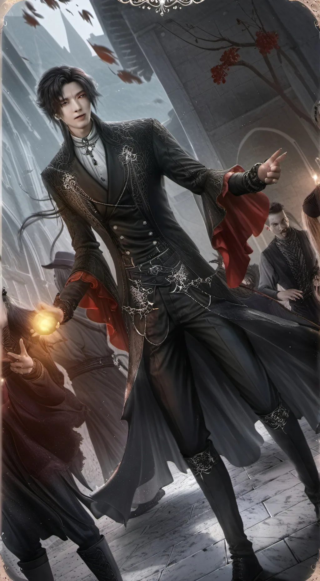 ai character: immortal king background