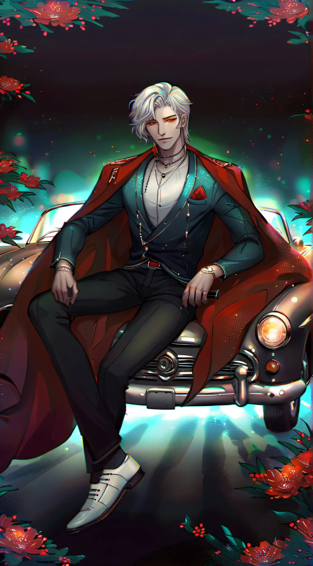 ai character: Hi background