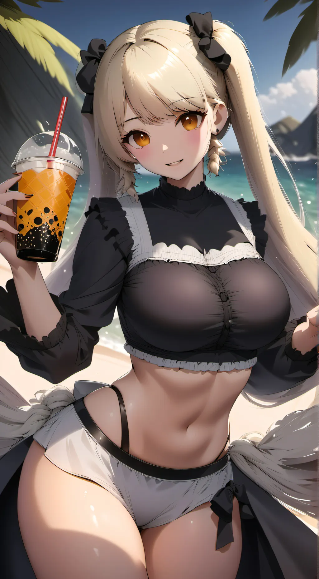 ai character: Maid  background