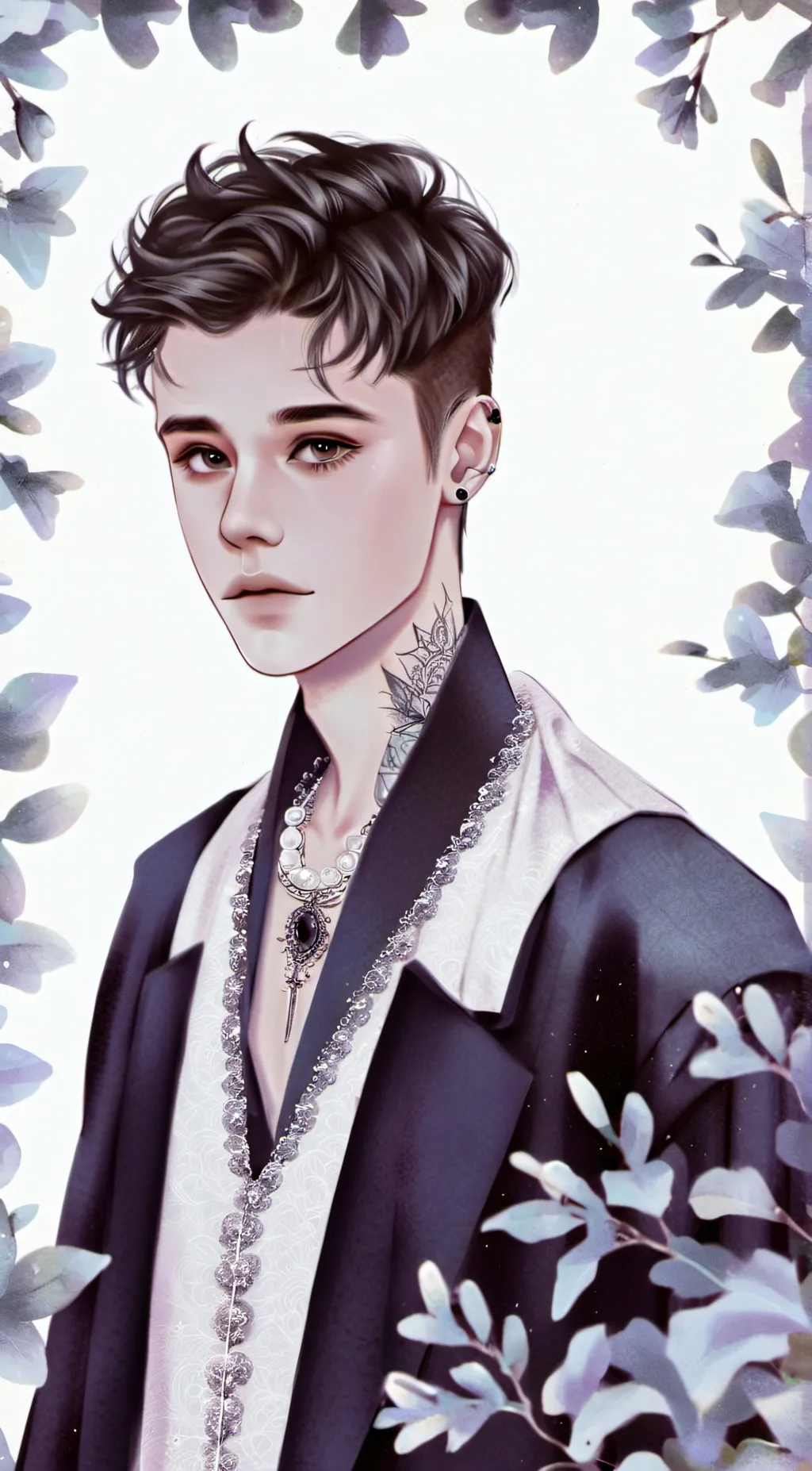 ai character: Justin bieber background