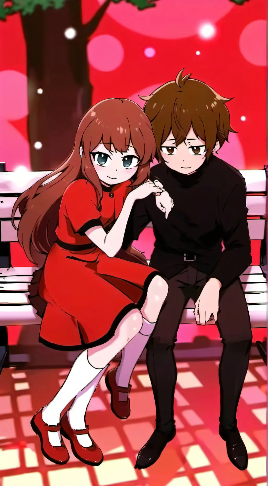 ai character: gf (from fnf) background