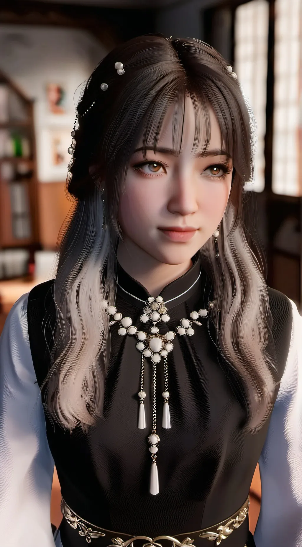 ai character: Della background