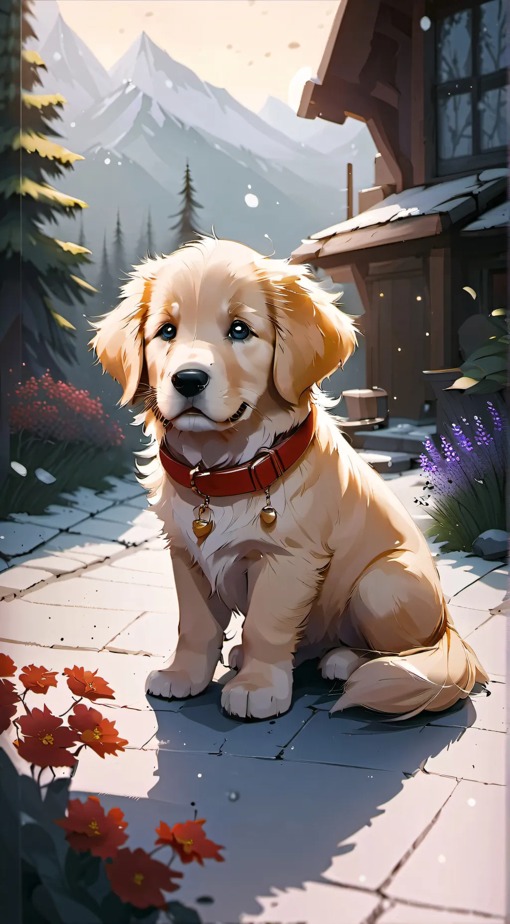 ai character: Biscuit background