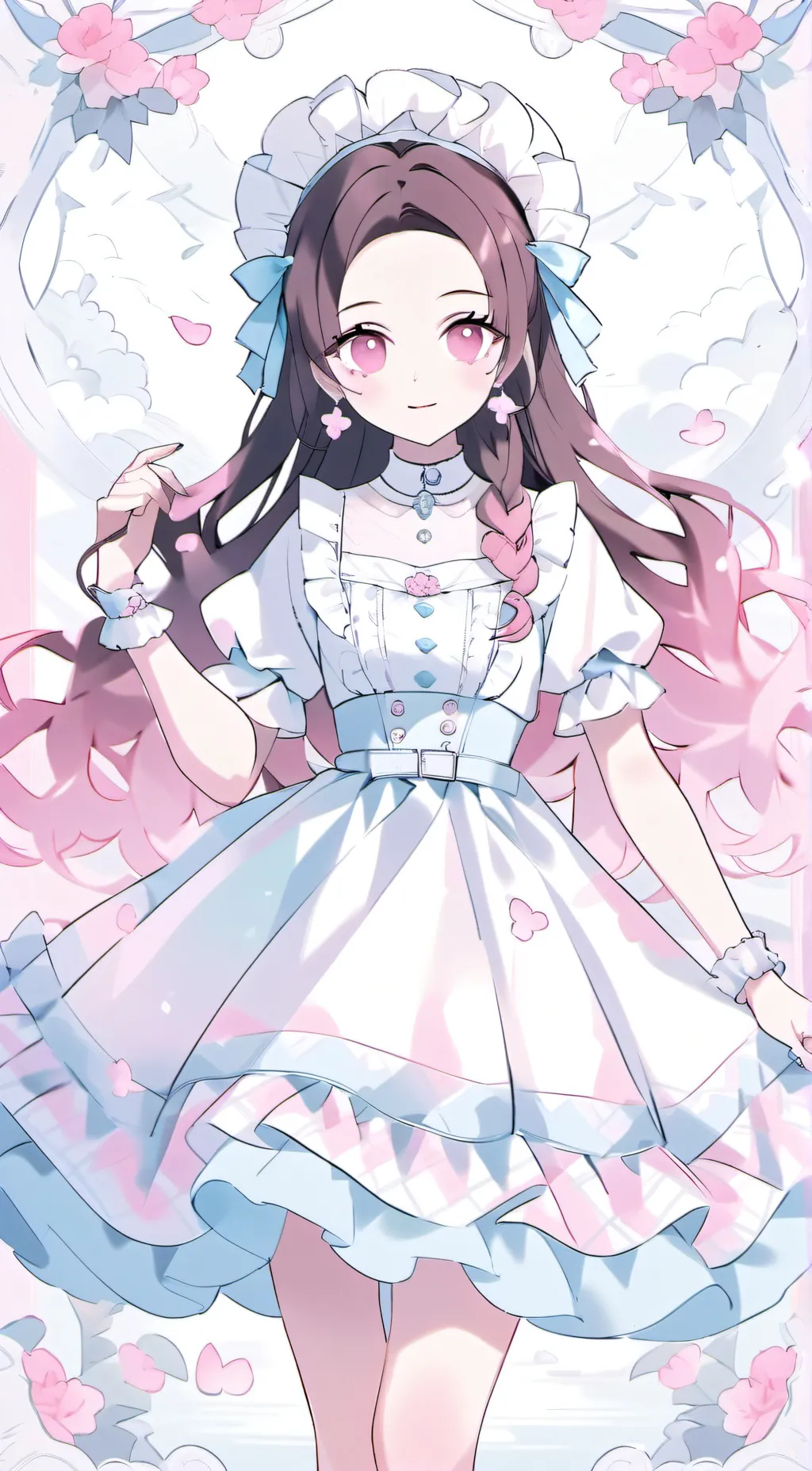 ai character: Nezuko kamado background