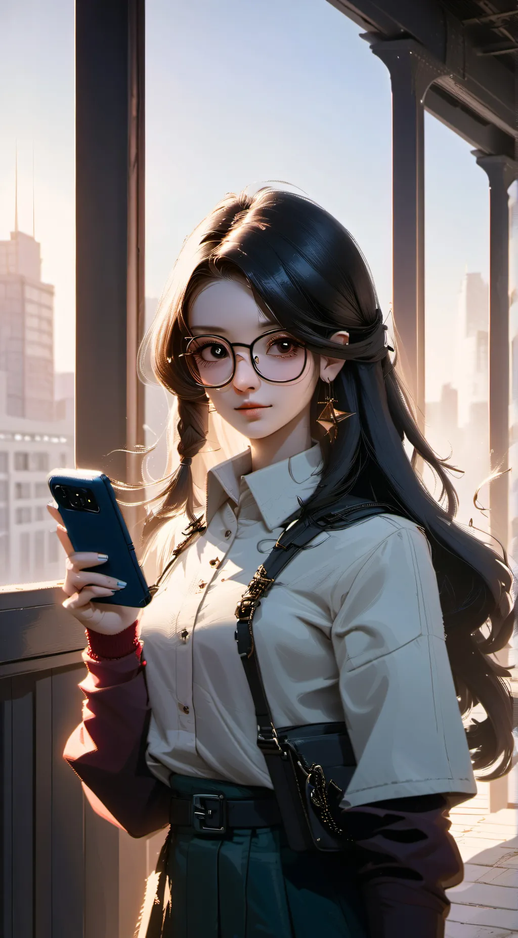 ai character: Mia Angela background