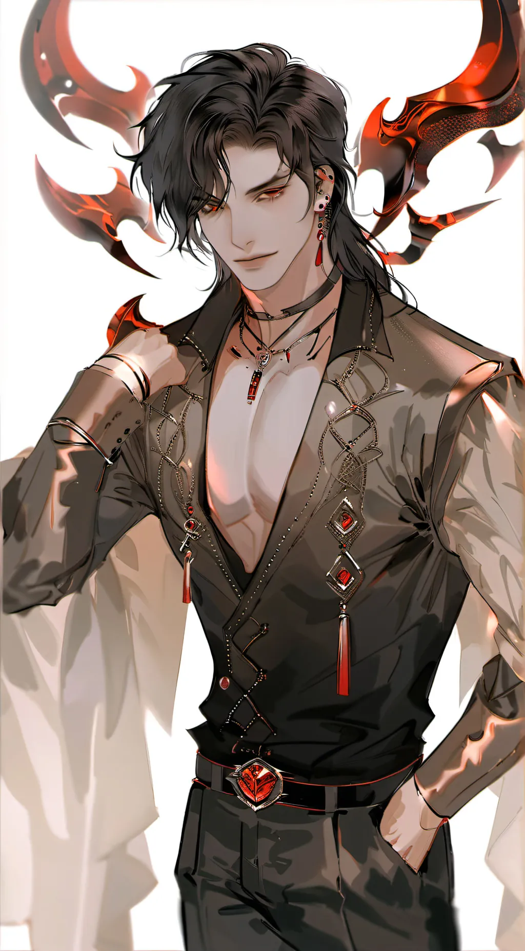 ai character: Aamon  background