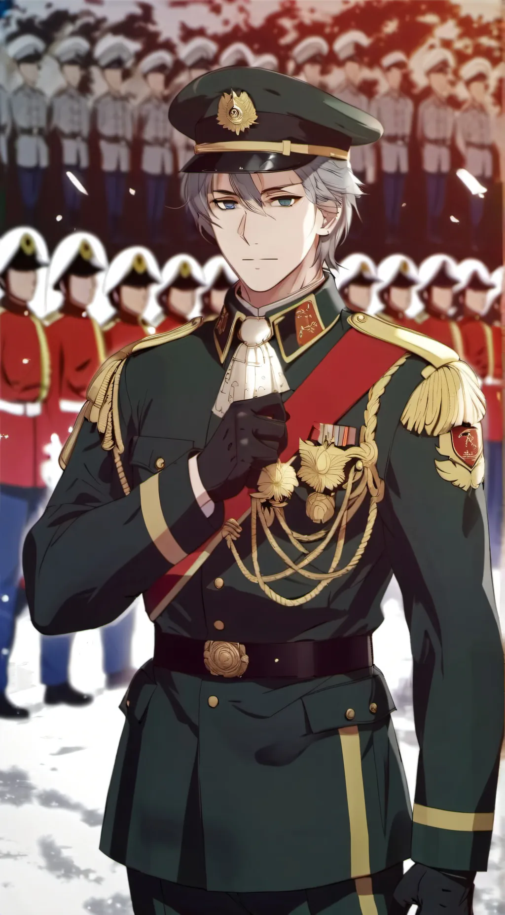 ai character: Army general  background