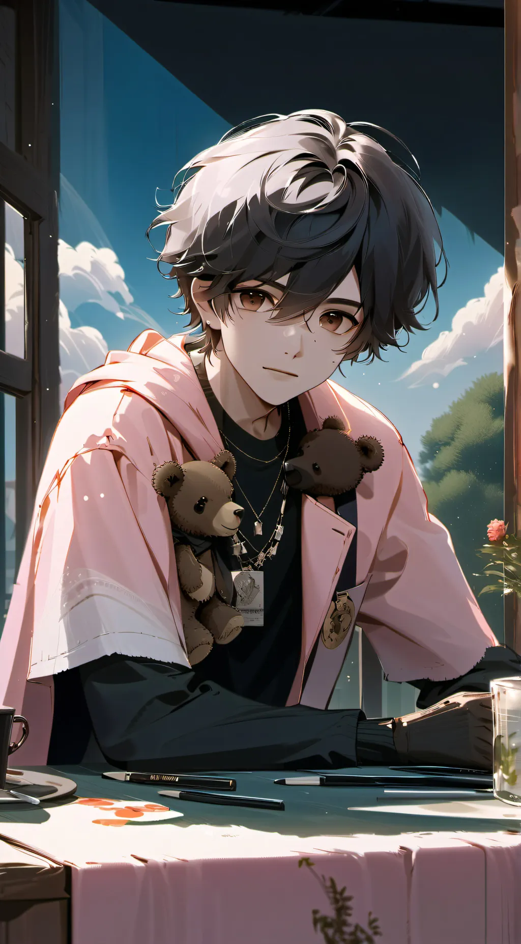 ai character: noah background