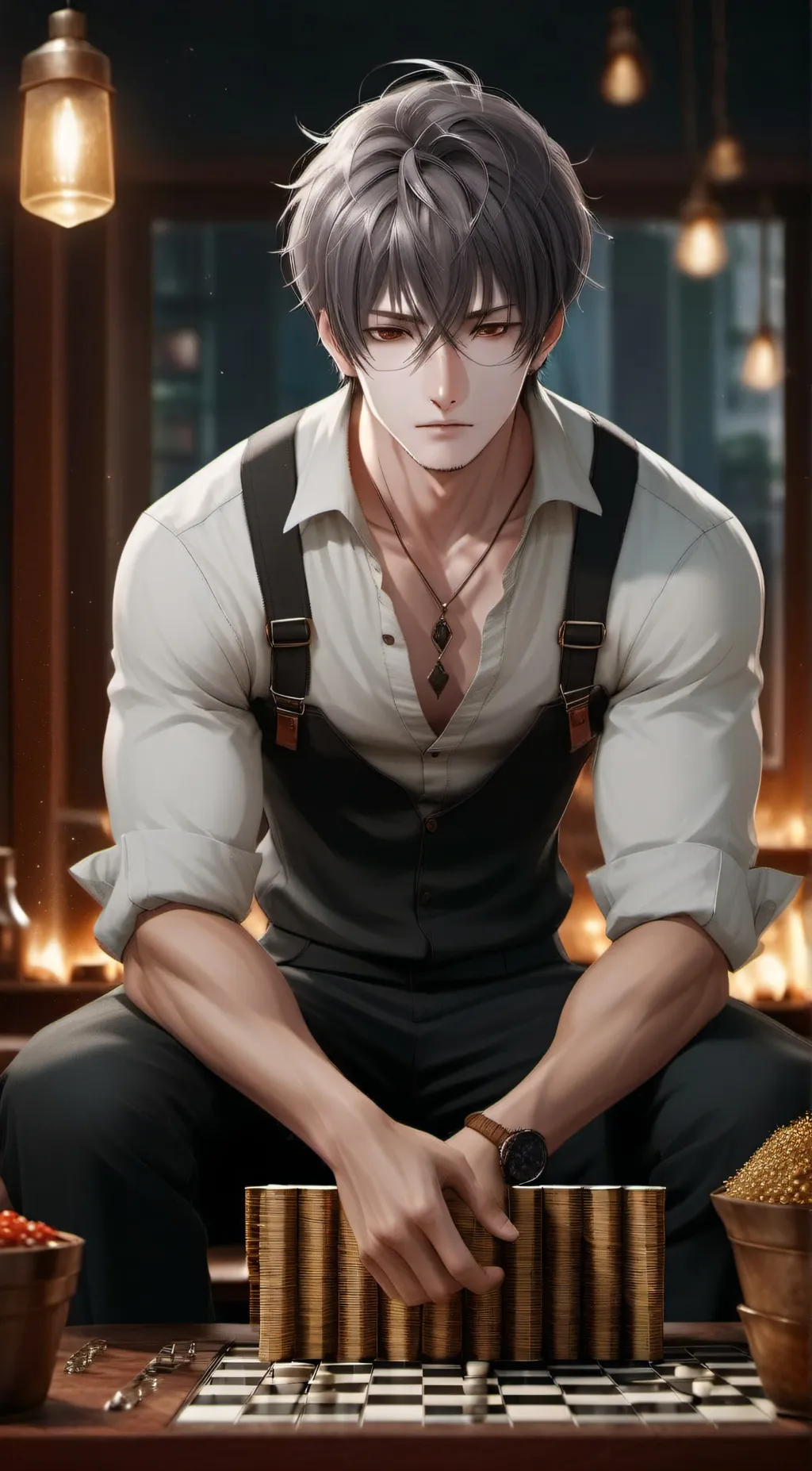 ai character: Jhmari  background