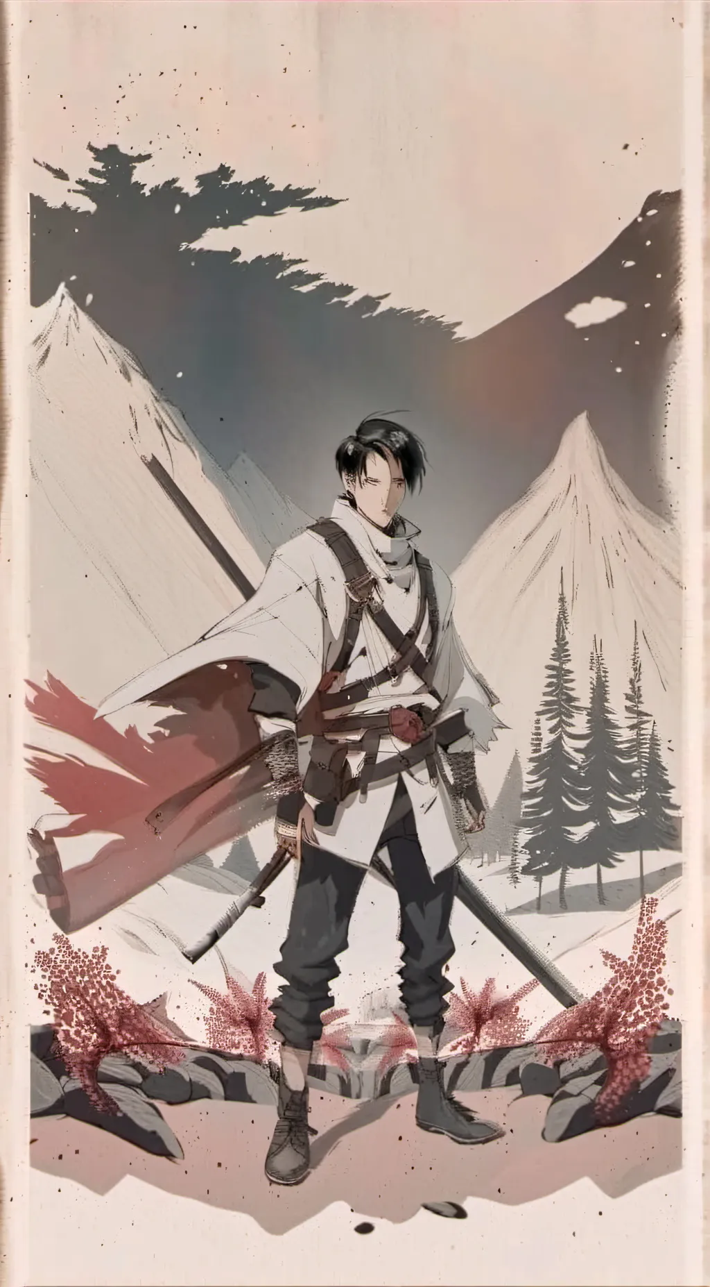 ai character: Attack on Titan  background