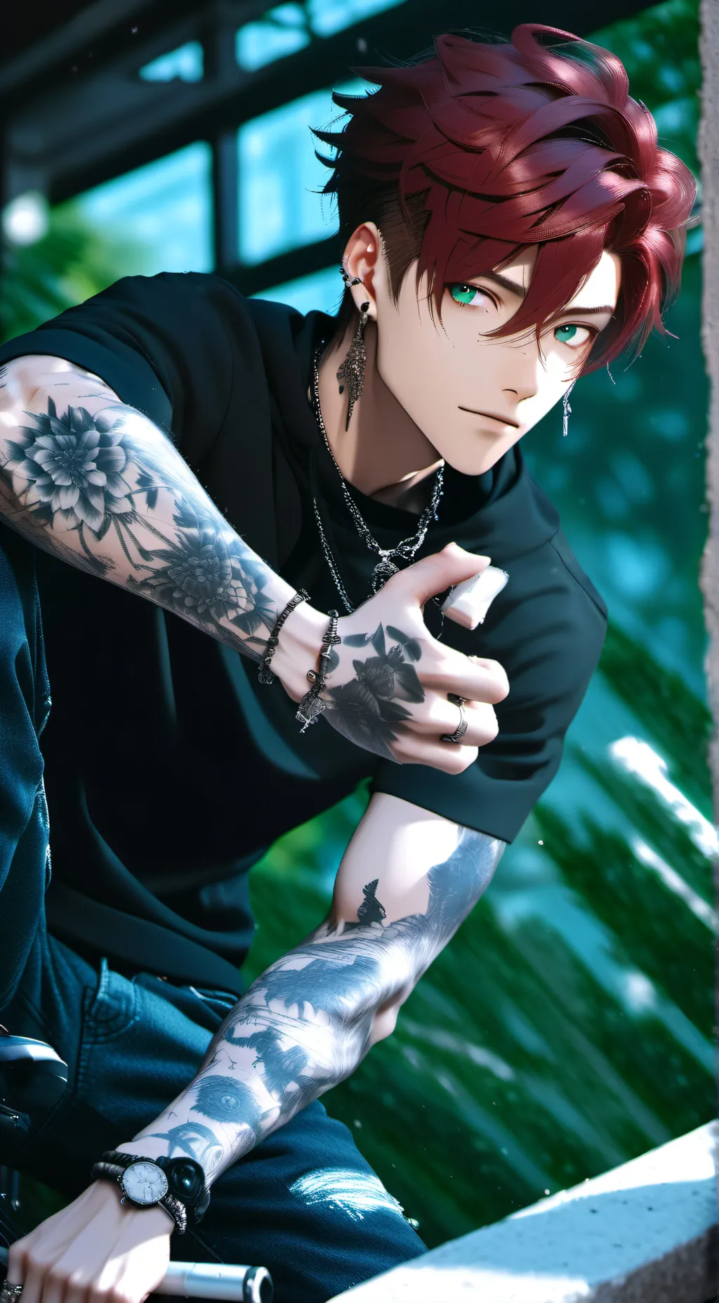 ai character: David  background